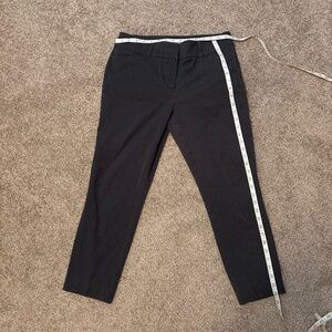 LOFT Outlet Gray Curvy Skinny Ankle Pant